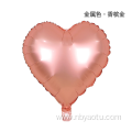 gold foil balloons Heart Mylar Balloons